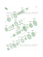 Transmission per Kawasaki KX450F 2011
