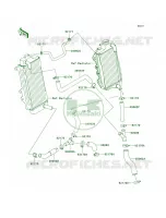 Water Pipe per Kawasaki KX450F 2011
