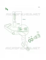 Brake Pedal per Kawasaki KX65  2011