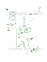 CrankshaftPistons per Kawasaki KX65  2011