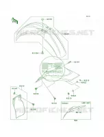 Fenders per Kawasaki KX65  2011