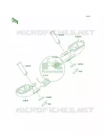 Footrests per Kawasaki KX65  2011