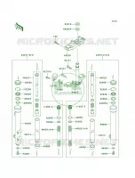 Front Fork per Kawasaki KX65  2011