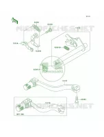 Gear Change Mechanism per Kawasaki KX65  2011