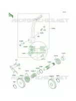 Kickstarter Mechanism per Kawasaki KX65  2011