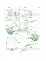 LabelsAEF per Kawasaki KX65  2011