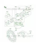 Rear Brake per Kawasaki KX65  2011