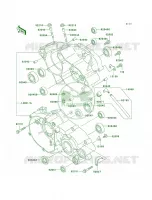Crankcase per Kawasaki KX100 2009