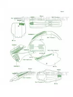 DecalsEbonyD9FA per Kawasaki KX100 2009