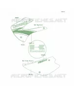 DecalsGreenD7F per Kawasaki KX100 2009