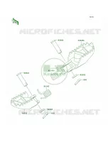 Footrests per Kawasaki KX100 2009