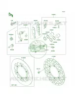 Front Brake per Kawasaki KX100 2009
