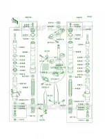 Front ForkD7F D9FA per Kawasaki KX100 2009
