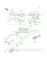 Handlebar per Kawasaki KX100 2009