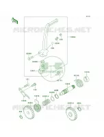 Kickstarter Mechanism per Kawasaki KX100 2009