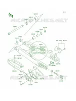 Swingarm per Kawasaki KX100 2009