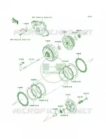 Clutch per Kawasaki KX450F 2009