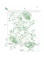 Crankcase per Kawasaki KX450F 2009