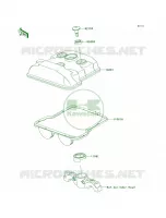 Cylinder Head Cover per Kawasaki KX450F 2009