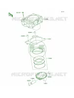 CylinderPistons per Kawasaki KX450F 2009