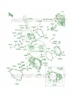 Engine Covers per Kawasaki KX450F 2009