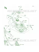 Fuel Tank per Kawasaki KX450F 2009