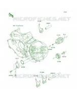 Gear Change DrumShift Forks per Kawasaki KX450F 2009