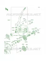 Kickstarter Mechanism per Kawasaki KX450F 2009