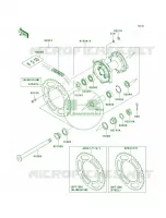 Rear Hub per Kawasaki KX450F 2009