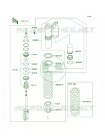 Shock Absorbers per Kawasaki KX450F 2009
