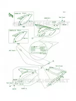 Side Covers per Kawasaki KX450F 2009