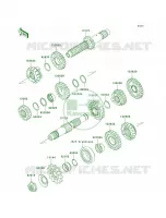 Transmission per Kawasaki KX450F 2009