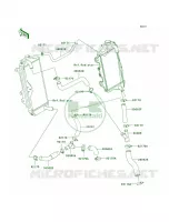 Water Pipe per Kawasaki KX450F 2009