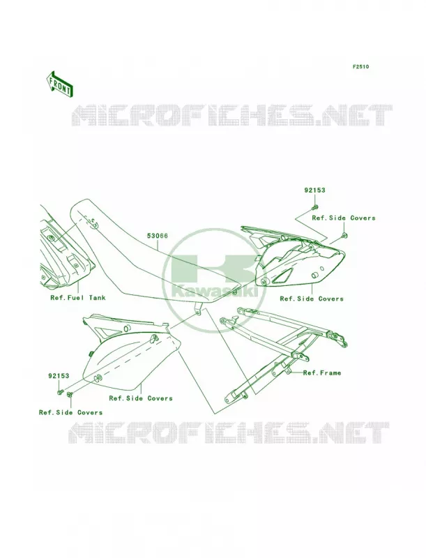 Seat Kawasaki MOTOS 450 2009 KX450F  KX450E9F