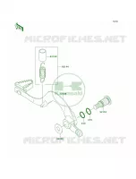 Brake Pedal per Kawasaki KX450F Monster Energy 2009