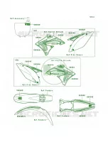 DecalsEbonyE9FA per Kawasaki KX450F Monster Energy 2009