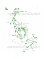 Frame per Kawasaki KX450F Monster Energy 2009