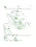 Fuel Tank per Kawasaki KX450F Monster Energy 2009