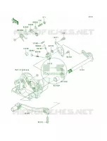 Gear Change Mechanism per Kawasaki KX450F Monster Energy 2009