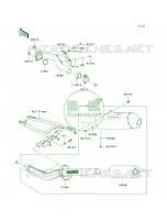 Mufflers per Kawasaki KX450F Monster Energy 2009