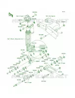 Rear Suspension per Kawasaki KX450F Monster Energy 2009