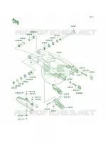 Swingarm per Kawasaki KX450F Monster Energy 2009