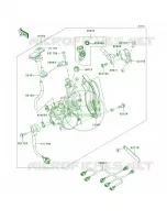 Throttle per Kawasaki KX450F Monster Energy 2009