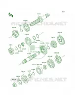 Transmission per Kawasaki KX450F Monster Energy 2009
