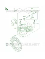 Front Brake per Kawasaki KX65  2010
