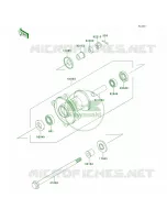 Front Hub per Kawasaki KX65  2010