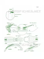 DecalsEbonyA9FA per Kawasaki KX85 Monster Energy 2009