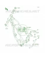 Frame per Kawasaki KX85 Monster Energy 2009