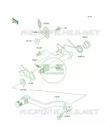 Gear Change Mechanism per Kawasaki KX85 Monster Energy 2009