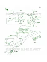 Handlebar per Kawasaki KX85 Monster Energy 2009